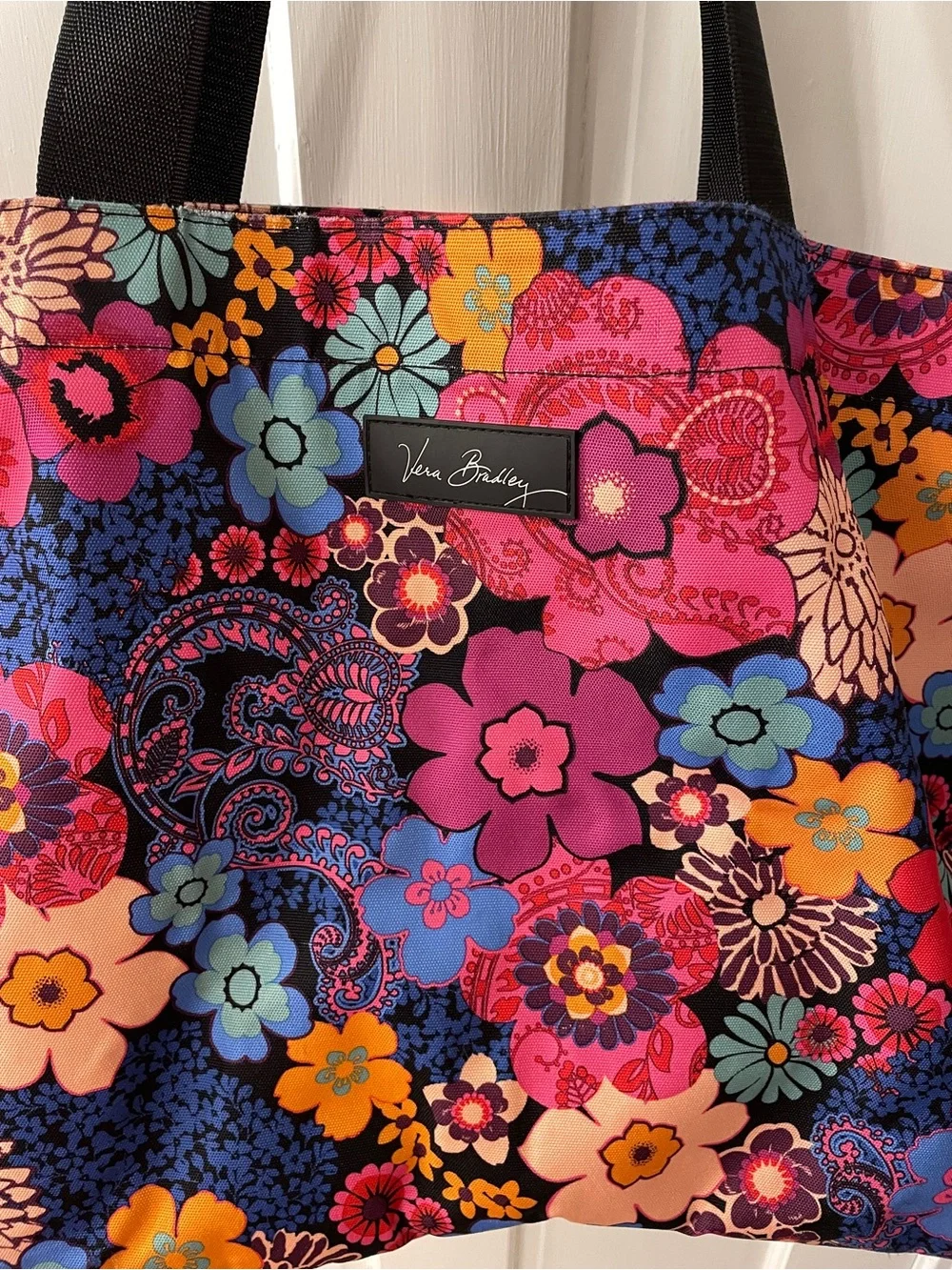 Vera Bradley Retired Floral Fiesta Large Tote